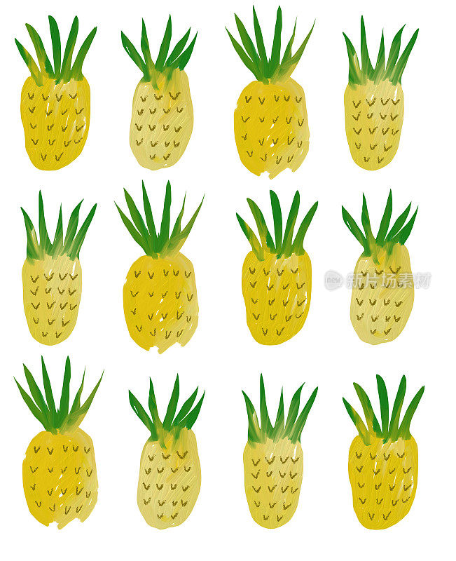 画菠萝模式