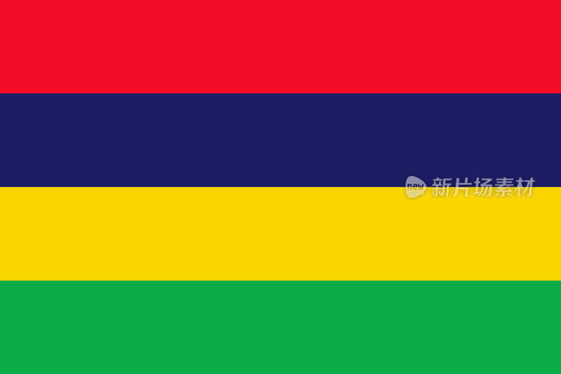 毛里求斯非洲国旗