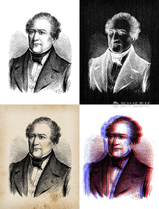 科学家的古插图:达塞特