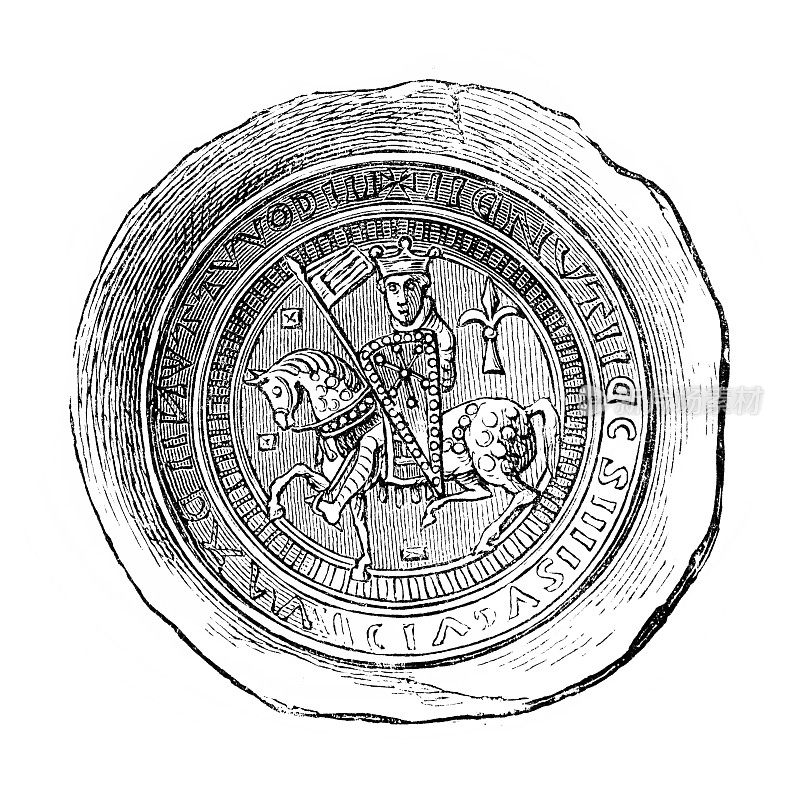 德国银苞片，12世纪晚期
