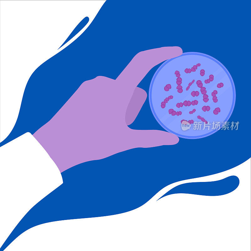 肺炎链球菌细胞医学图图标