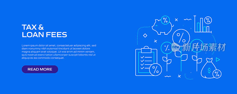 网页,标题,宣传册,年度报告和书籍封面的相关线条风格横幅设计