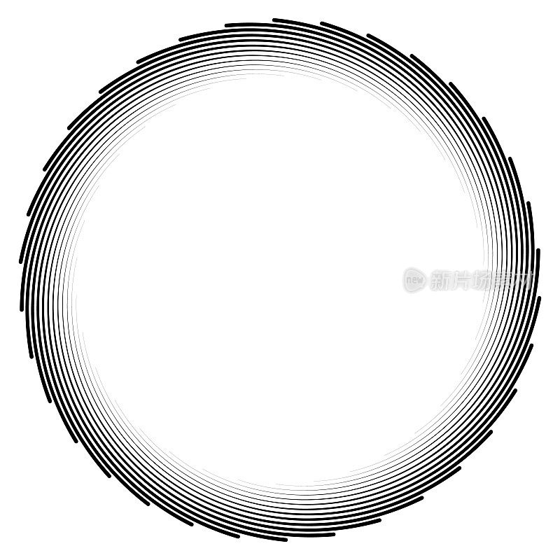线条漩涡图案与复制空间
