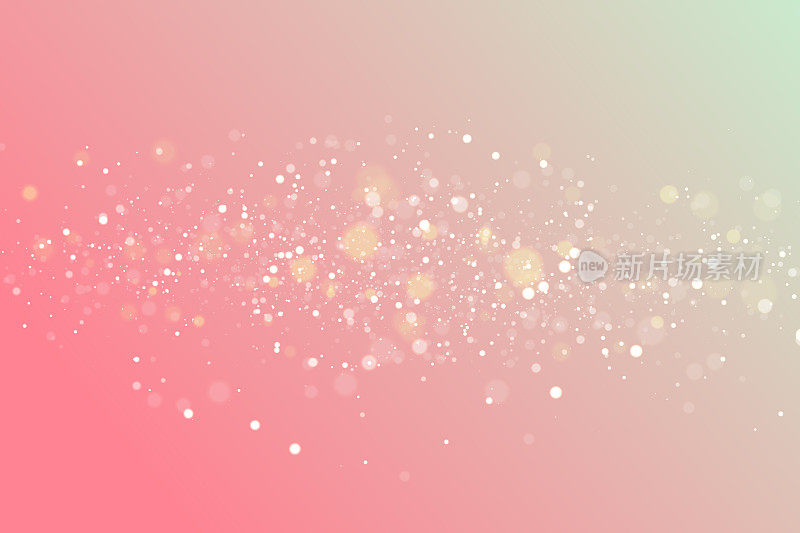 创意闪闪发光的金色圣诞背景。