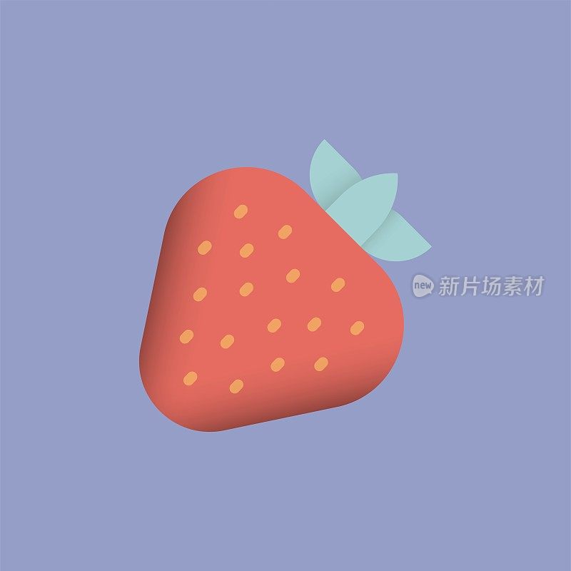 草莓平图标