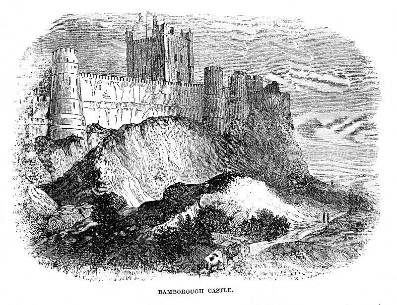 班堡城堡，诺森伯兰郡，英格兰