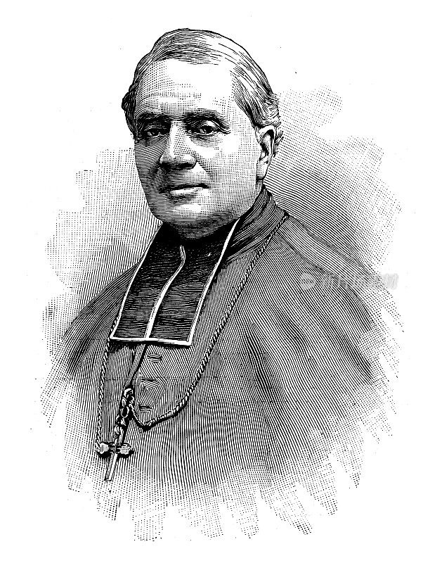 古画:红衣主教Couillié，里昂大主教