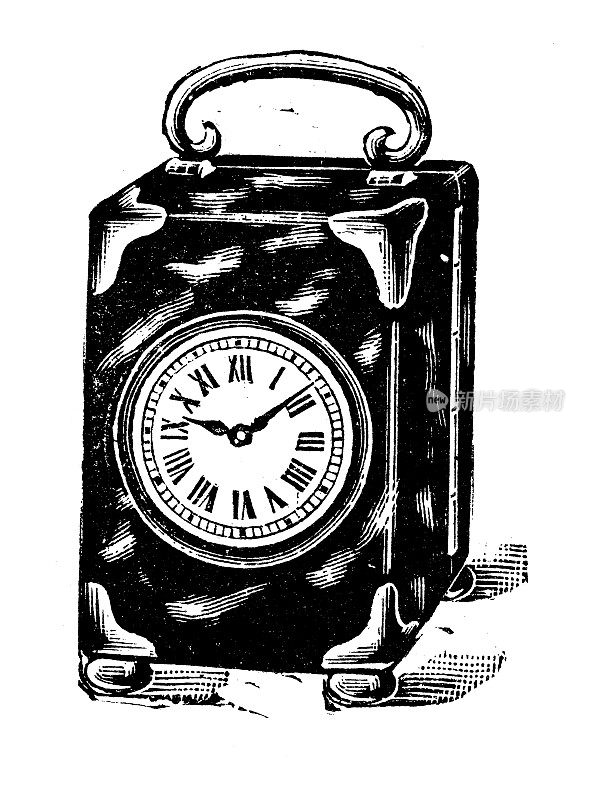 古董图片来自英国杂志:时钟