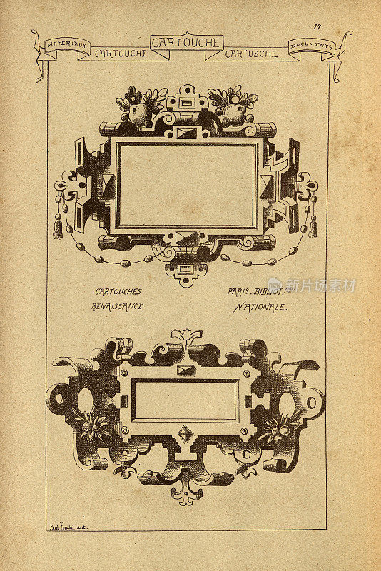 建筑雕花，文艺复兴，建筑史，装饰和设计，艺术，法国，维多利亚，19世纪