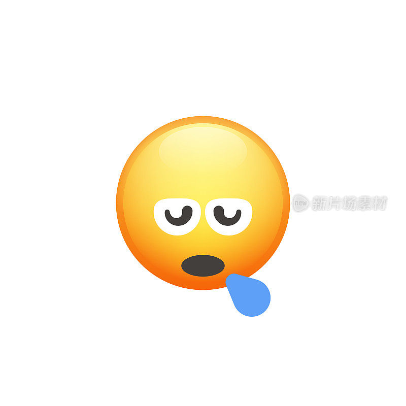 Emoticon裁剪设计元素可爱和色彩渐变