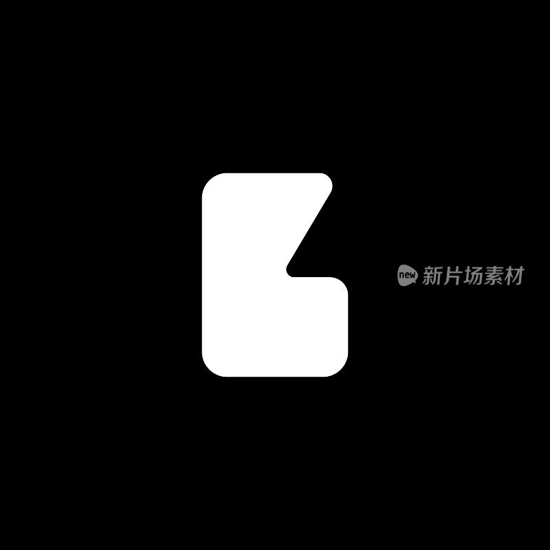 可定制的B字母Logo