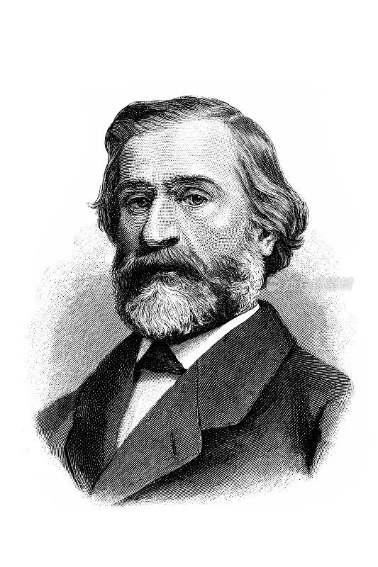 朱塞佩・威尔第(1813-1901)是意大利浪漫主义作曲家，主要创作歌剧