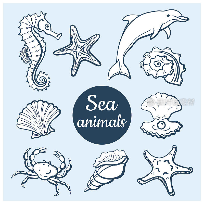 Sea_Animals_Set