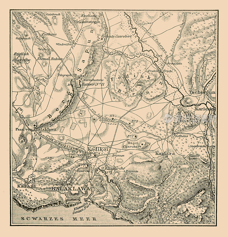 巴拉克拉瓦战场地图