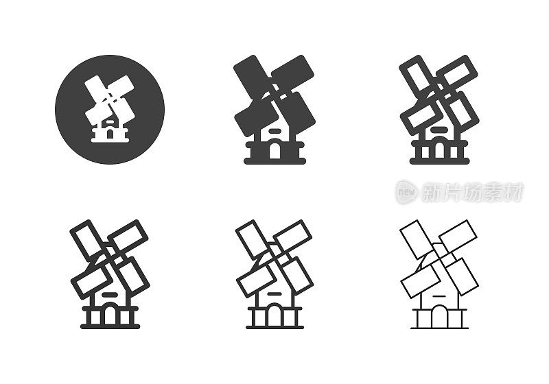 风车图标-多系列