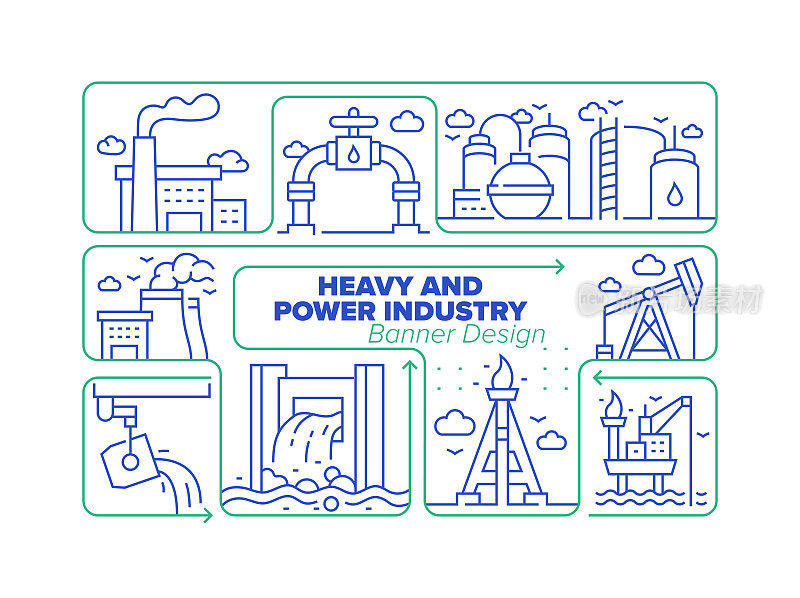 重型和电力工业线路图标集及相关工艺信息图设计