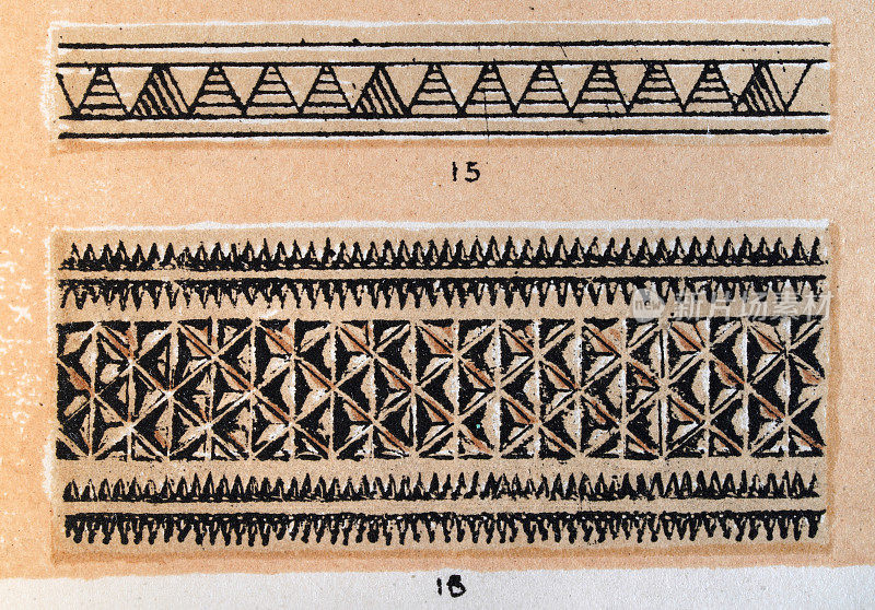 传统波利尼西亚模式，新西兰和三明治群岛，19世纪