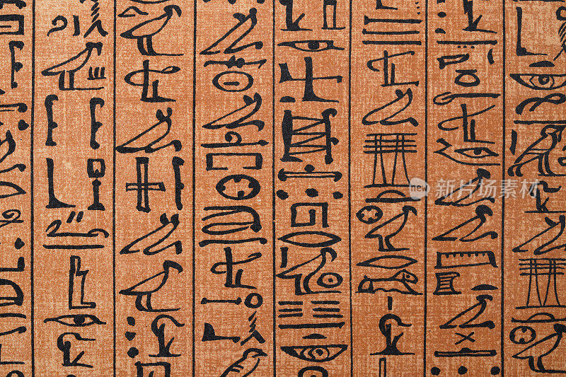 古埃及的象形文字来自阿尼的纸莎草手稿