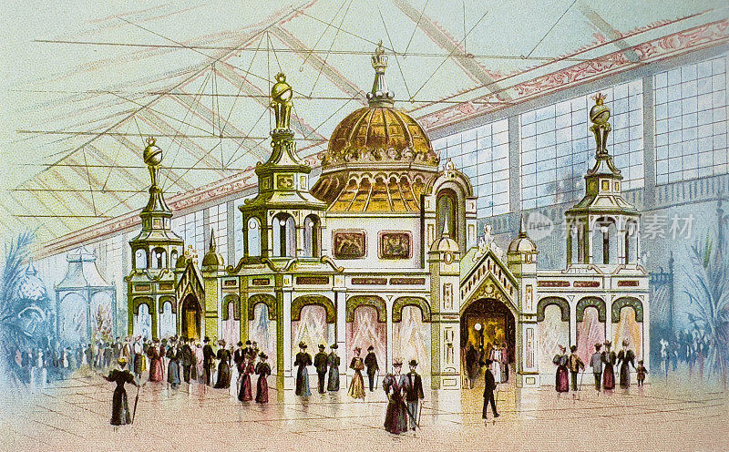 基于土耳其模式的:1896年柏林贸易展览上鲁道夫・赫尔佐格公司的展台