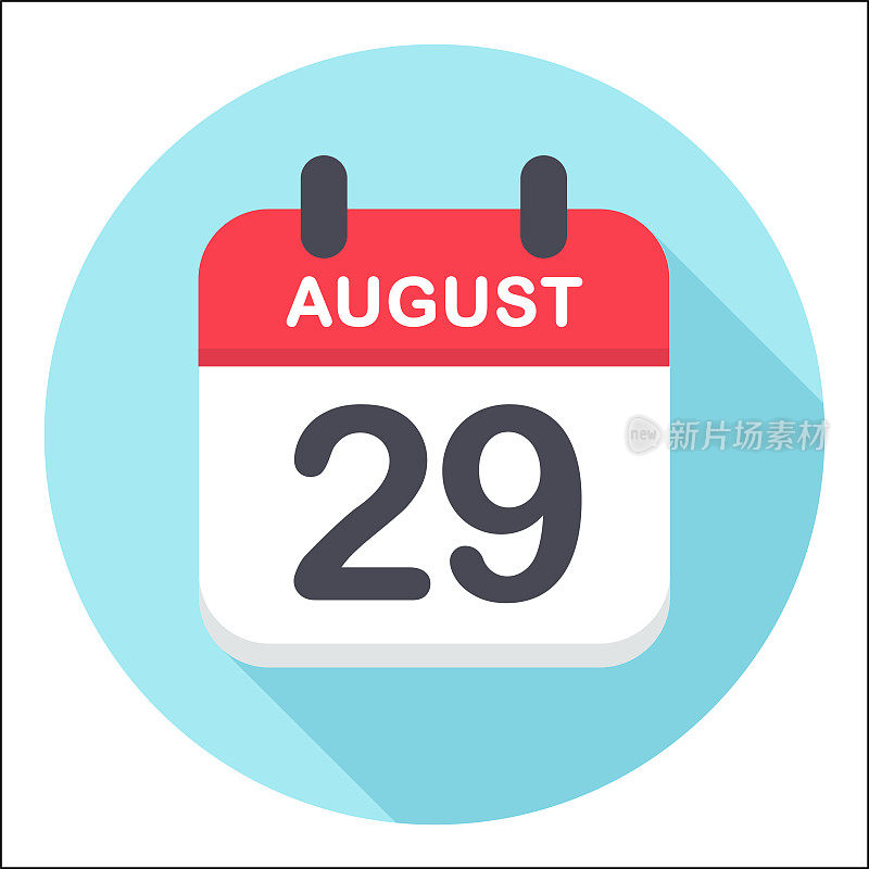 8月29日-日历图标-轮
