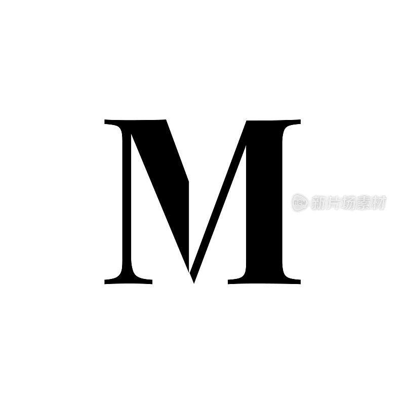 字母M标志