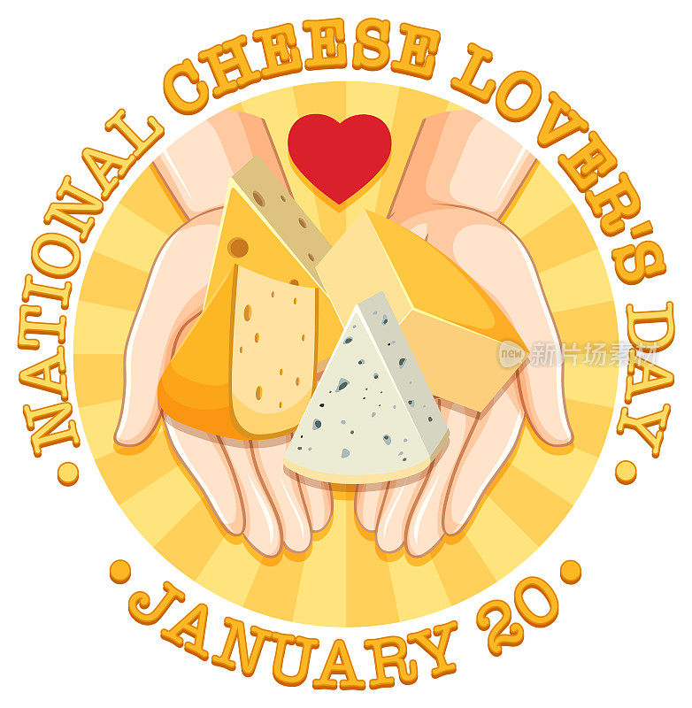 全国奶酪爱好者日的标志