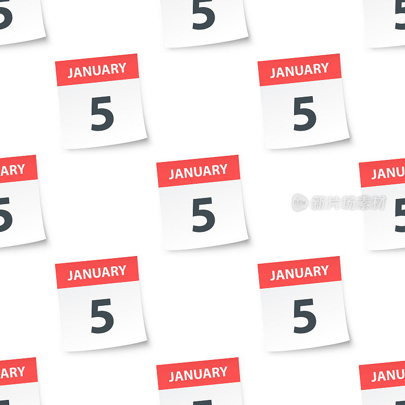 1月5日-每日日历无缝模式