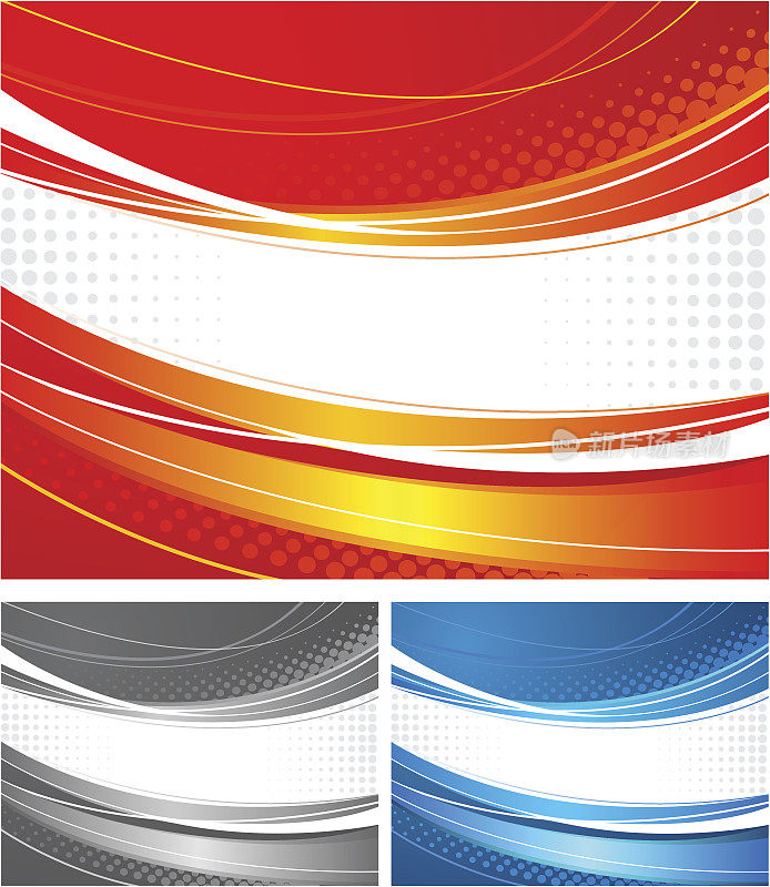 抽象的波浪背景