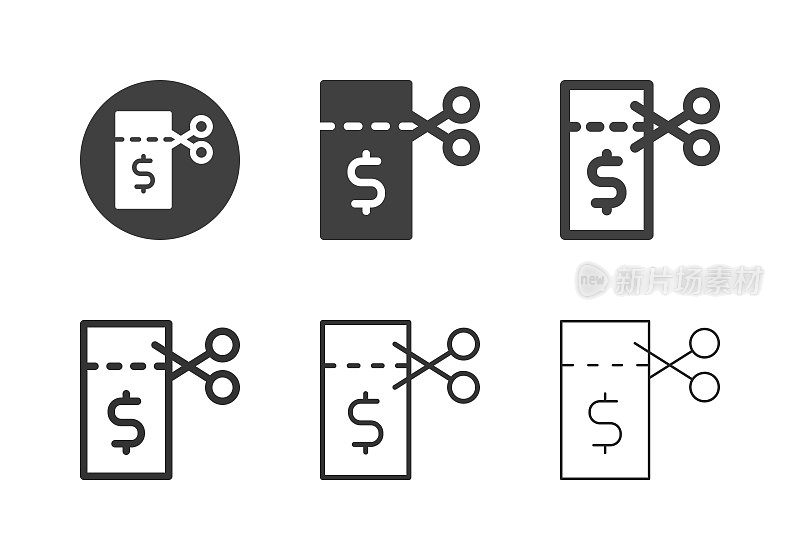 金钱券图标-多系列