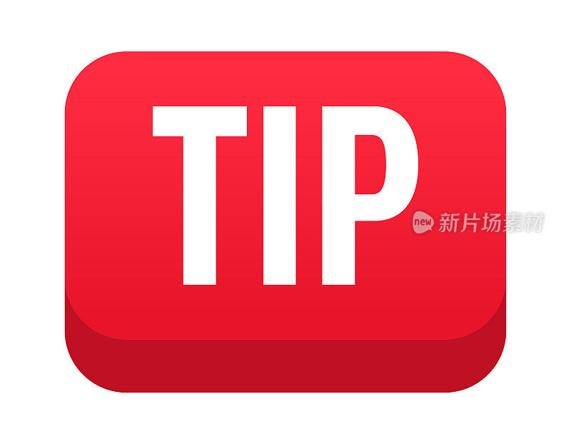 提示-按钮，横幅，标签模板。向量股票插图