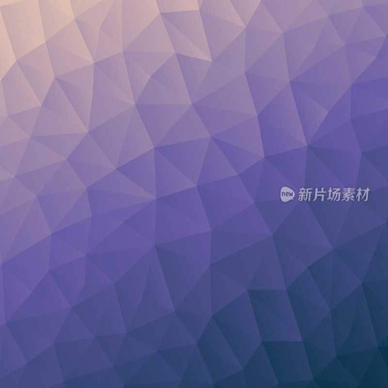 多边形镶嵌与紫色渐变-抽象的几何背景-低多边形