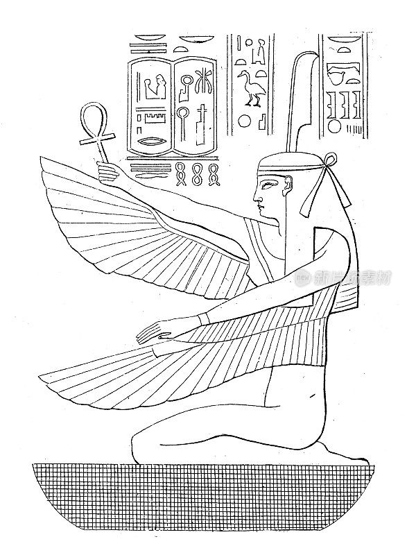 古董插图:埃及艺术
