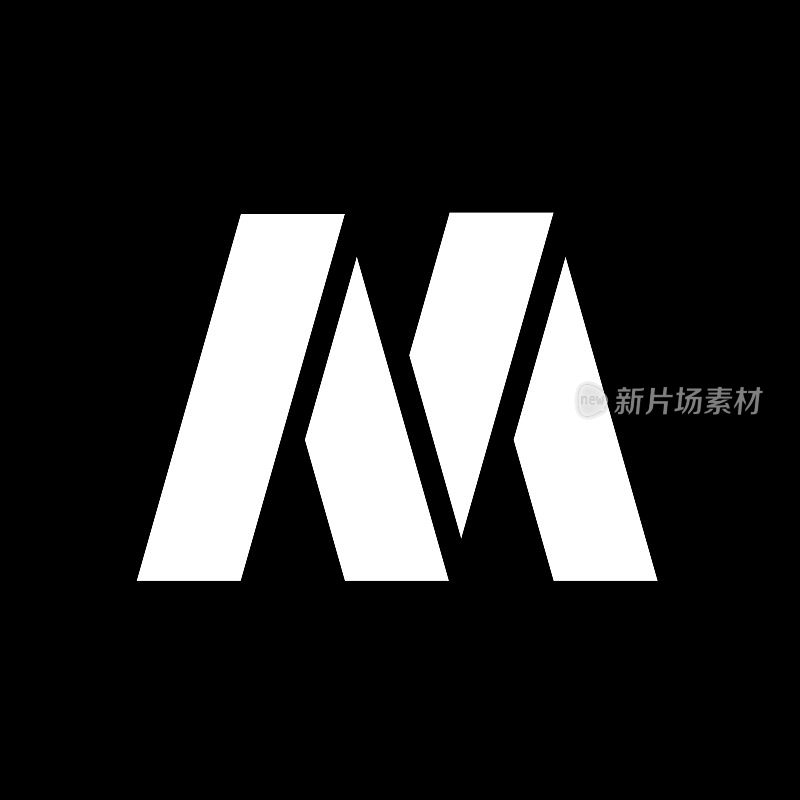 字母M标志