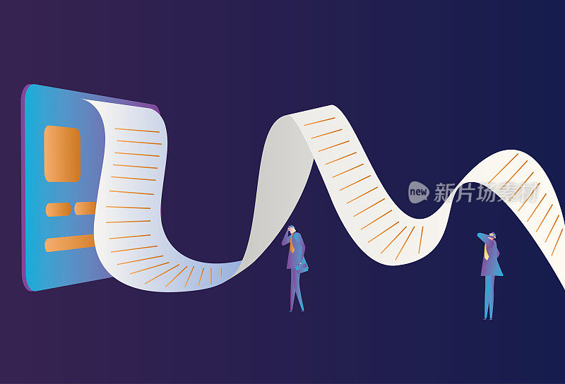 两个商人的信用卡债务陷入危机