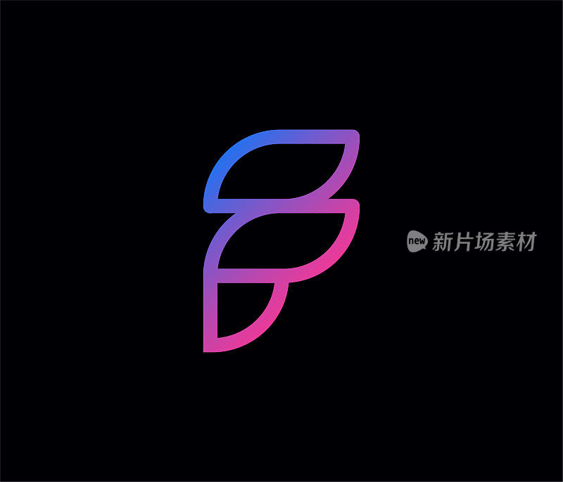 基于F字母的Logo