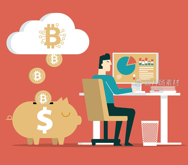 比特币挖矿――女商人