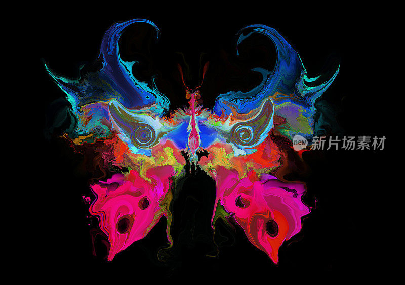 奇妙的彩绘蝴蝶