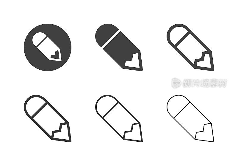 铅笔图标-多系列