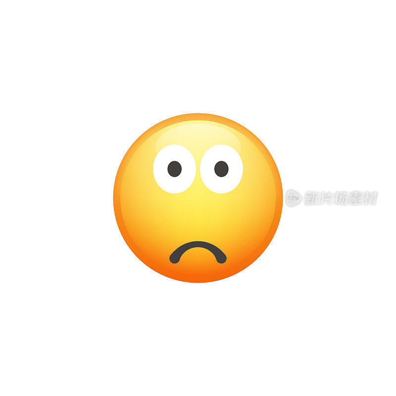 Emoticon裁剪设计元素可爱和色彩渐变