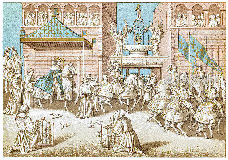1437年11月20日，法国国王查理七世进入巴黎