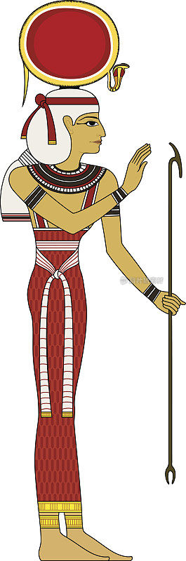 伊希斯，古埃及的象征，古埃及诸神的孤立形象