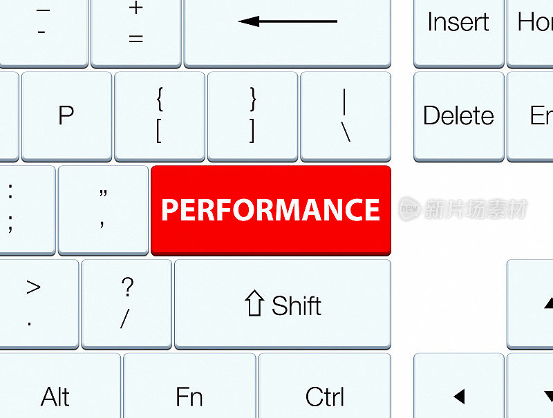 红色键盘按键
