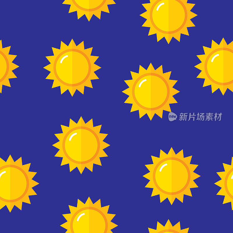 太阳平面图案1