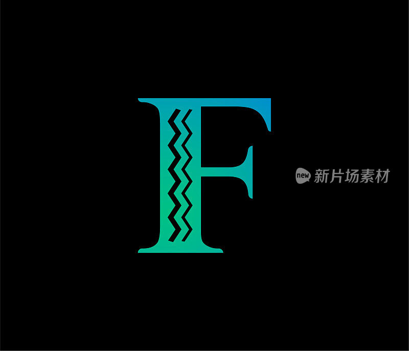 F字母为基础的标志在颜色