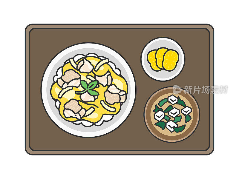 Oyakodon套餐。