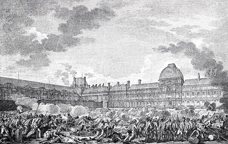 1792年8月10日攻占杜伊勒里宫