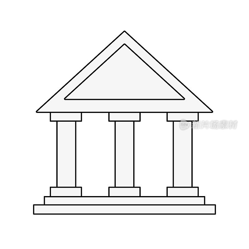 银行大楼象征