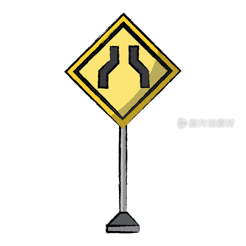 警示路标设计