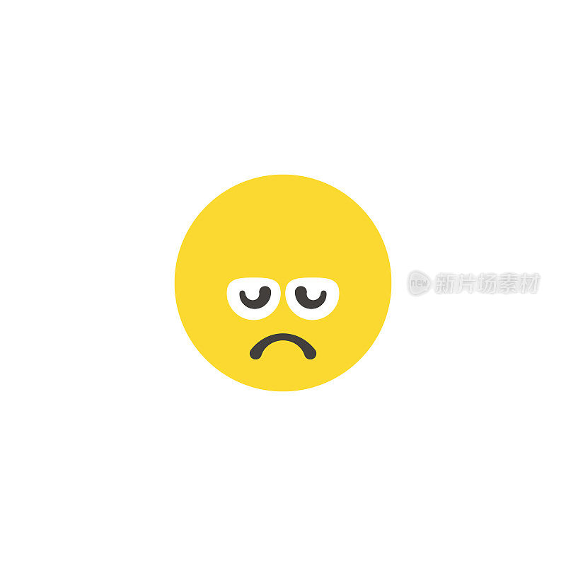 Emoticon大脸平面设计风格