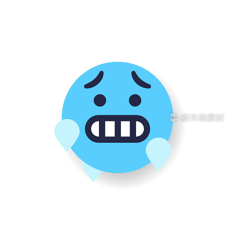 Emoticon平面设计投阴影效果